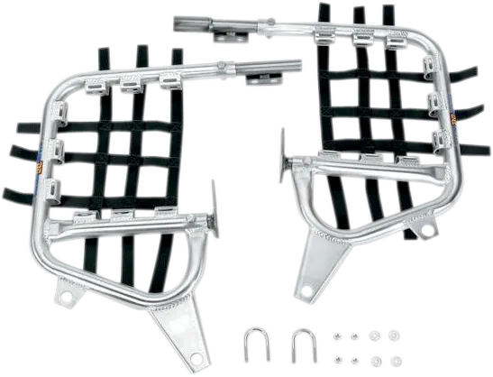 DG Alloy Nerf Crash Bars Rock Tree Sliders Aluminum Black