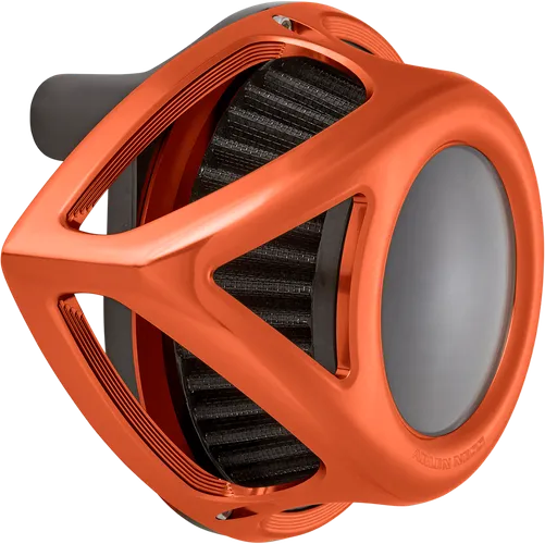 Arlen Ness Clear Tear Air Cleaner Filter Kit Orange Anodized