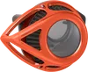 Arlen Ness Clear Tear Air Cleaner Filter Kit Orange Anodized