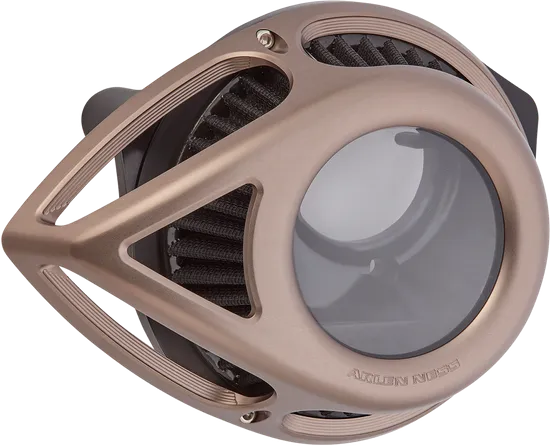 Arlen Ness Clear Tear Air Cleaner Filter Kit Titanium Anodized