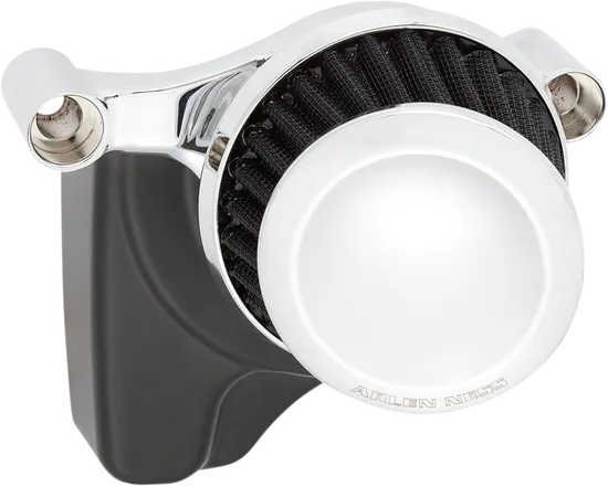 Arlen Ness Mini 22 Degree Air Cleaner Filter Kit Chrome