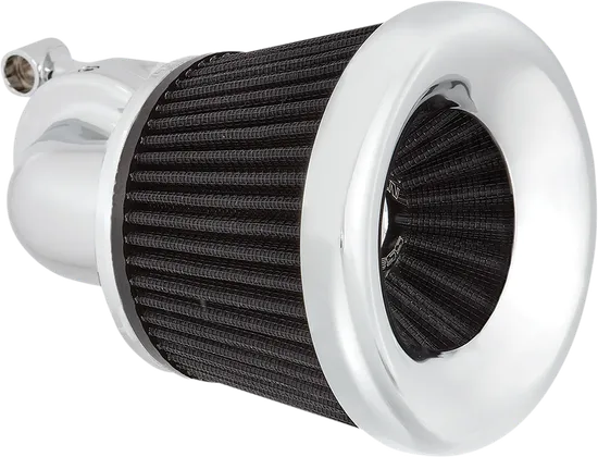 Arlen Ness Velocity 90 Degree Air Cleaner Filter Kit Chrome