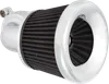 Arlen Ness Velocity 90 Degree Air Cleaner Filter Kit Chrome