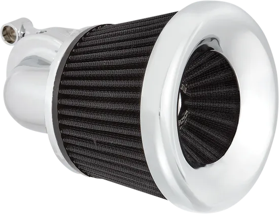 Arlen Ness Velocity 90 Degree Air Cleaner Filter Kit Chrome