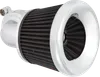 Arlen Ness Velocity 90 Degree Air Cleaner Filter Kit Chrome