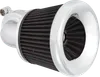 Arlen Ness Velocity 90 Degree Air Cleaner Filter Kit Chrome