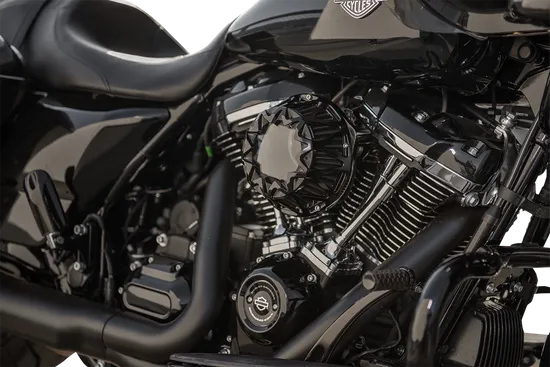 Arlen Ness Crossfire Air Cleaner Filter Kit Anodized Black