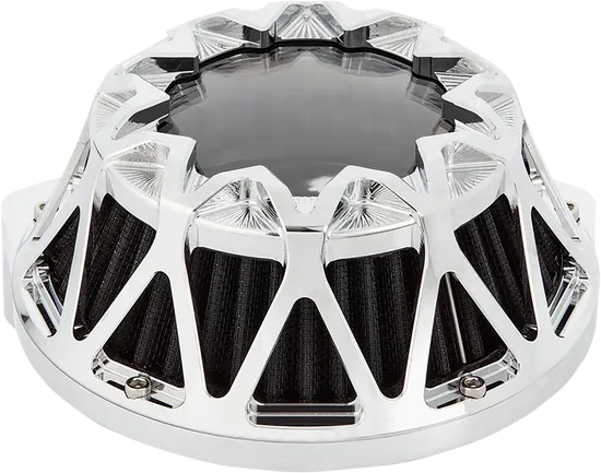 Arlen Ness Crossfire Air Cleaner Filter Kit Chrome