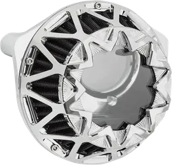 Arlen Ness Crossfire Air Cleaner Filter Kit Chrome