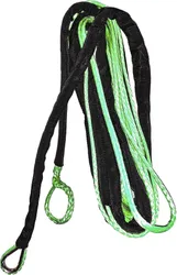 Synthetic Winch Rope 3/16" Diameter X 50ft Green