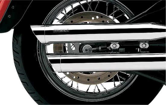 Cobra Raven Black 3in Slash Cut Slip On Muffler