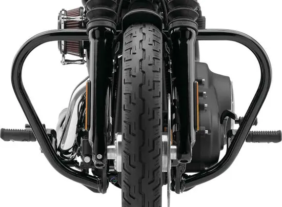 Cobra Black Steel V Bend Freeway Case Engine Guard Bar