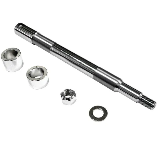 BC Front Wheel Axle Shaft With Hardware 12.5" for Harley Dyna Fatbob Switchback 1