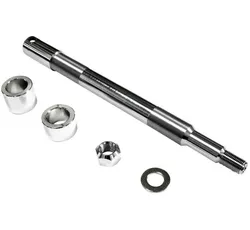 BC Front Wheel Axle Shaft With Hardware 12.5" for Harley Dyna Fatbob Switchback