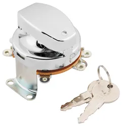 Twin Power Fat Bob 6 Post Ignition Key Switch w 2 Flat Keys