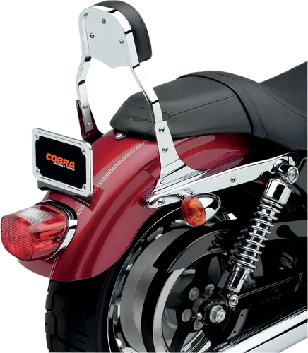 Cobra Chrome Steel Mini Square Sissy Bar Kit