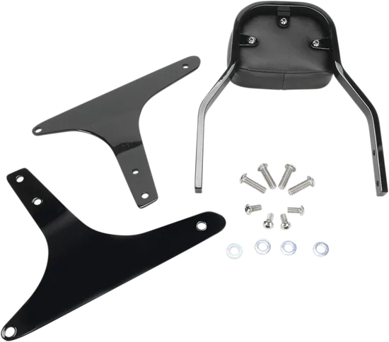 Cobra Black Steel Mini Square Sissy Bar Kit