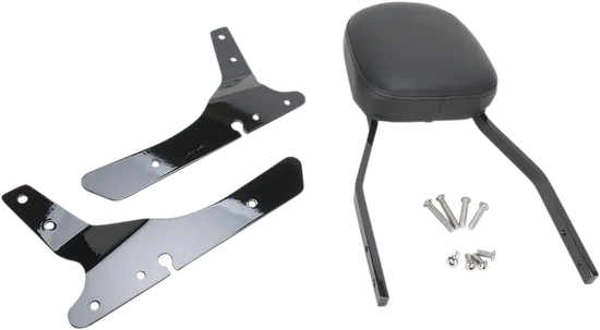 Cobra Black Steel Standard Square Sissy Bar Kit
