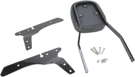 Cobra Black Steel Standard Square Sissy Bar Kit