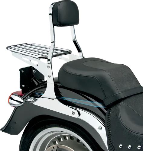 Cobra Chrome Steel Short Square Sissy Bar Kit