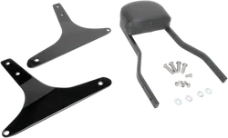 Cobra Black Steel Short Square Sissy Bar Kit