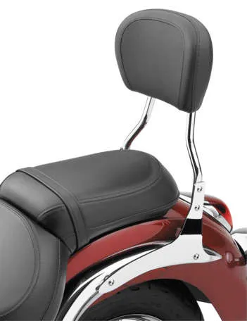 Cobra Chromed Steel Short Round Sissy Bar