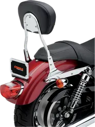 Cobra Chromed Steel Short Round Sissy Bar