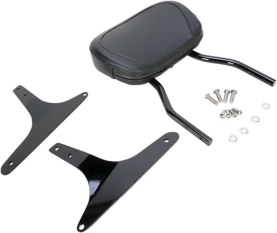 Cobra Black Steel Standard Sissy Bar