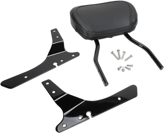 Cobra Black Steel Standard Sissy Bar