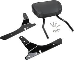 Cobra Black Steel Standard Sissy Bar