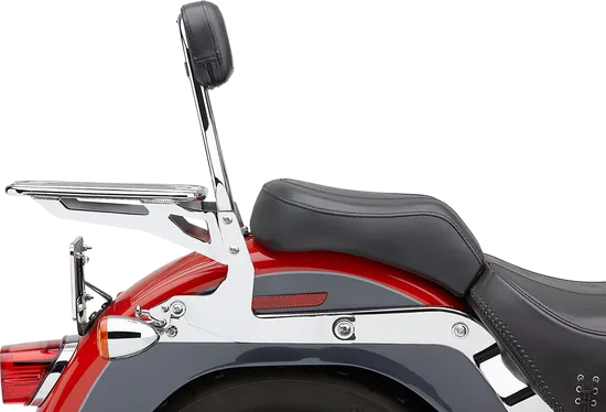 Cobra 14in Chrome Steel Detachable Backrest Kit