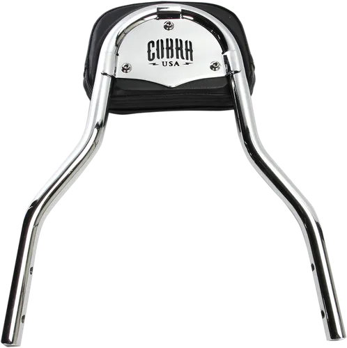 Cobra 14in Chrome Steel Detachable Backrest Kit