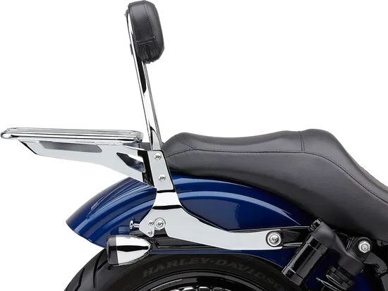 Cobra 14in Chrome Steel Detachable Backrest Kit