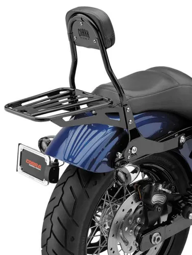 Cobra 14in Black Steel Detachable Backrest Kit