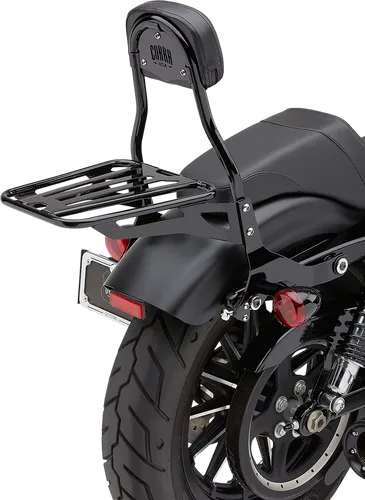 Cobra 14in Black Steel Round Detachable Backrest Kit