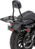 Cobra 14in Black Steel Round Detachable Backrest Kit