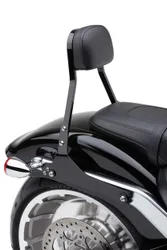 Cobra 14in Black Steel Detachable Backrest Kit Round Style