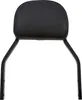 Cobra 11in Steel Black Square Mini Backrest Kit