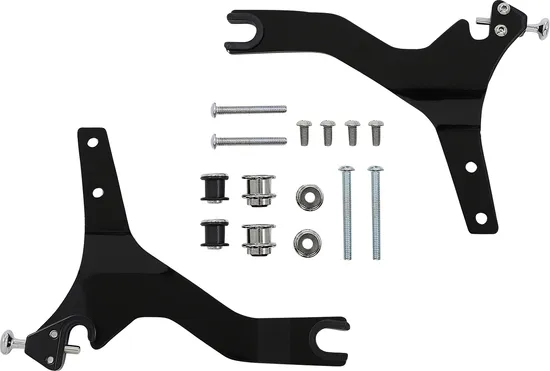 Cobra 11in Steel Black Mini Backrest Kit