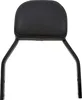 Cobra 11in Steel Black Square Mini Backrest Kit
