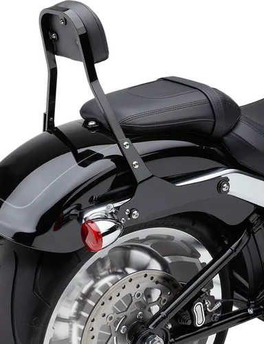 Cobra 11in Steel Black Square Mini Backrest Kit