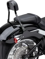 Cobra 11in Steel Black Square Mini Backrest Kit