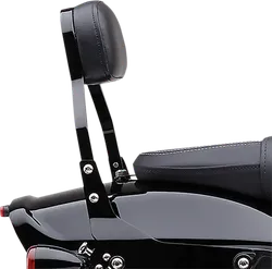 Cobra 11in Steel Black Square  Mini Backrest Kit