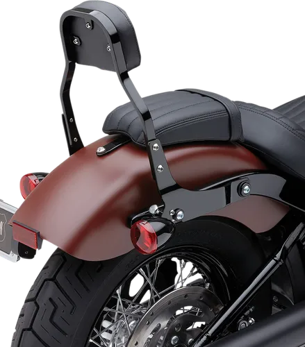 Cobra 11in Steel Black Square Mini Backrest Kit