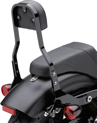 Cobra 14in Black Steel Square Detachable Backrest Kit