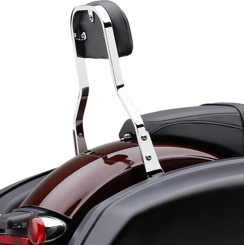 Cobra 14in Chrome Steel Square Detachable Backrest Kit