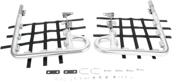 DG Fat Alloy 1.5in. Nerf Bars Rock Sliders Aluminum Black