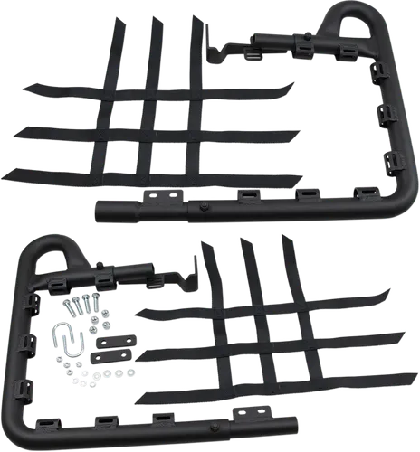 DG Fat Aluminum Alloy 1.5in. Nerf Bars Rock Sliders Black