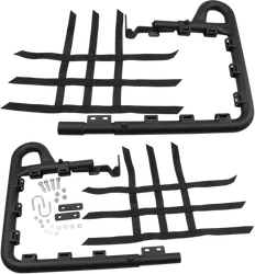 DG Fat Aluminum Alloy 1.5in. Nerf Bars Rock Sliders Black