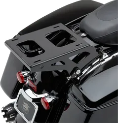 Cobra Black Steel Two Up Tour Pak Mount Plate